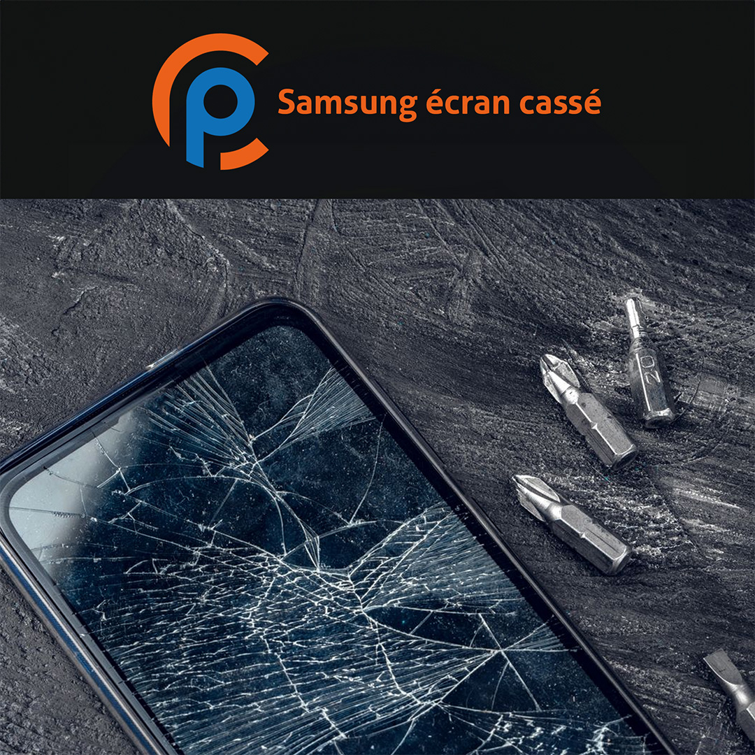 samsung reparation ecran cassé